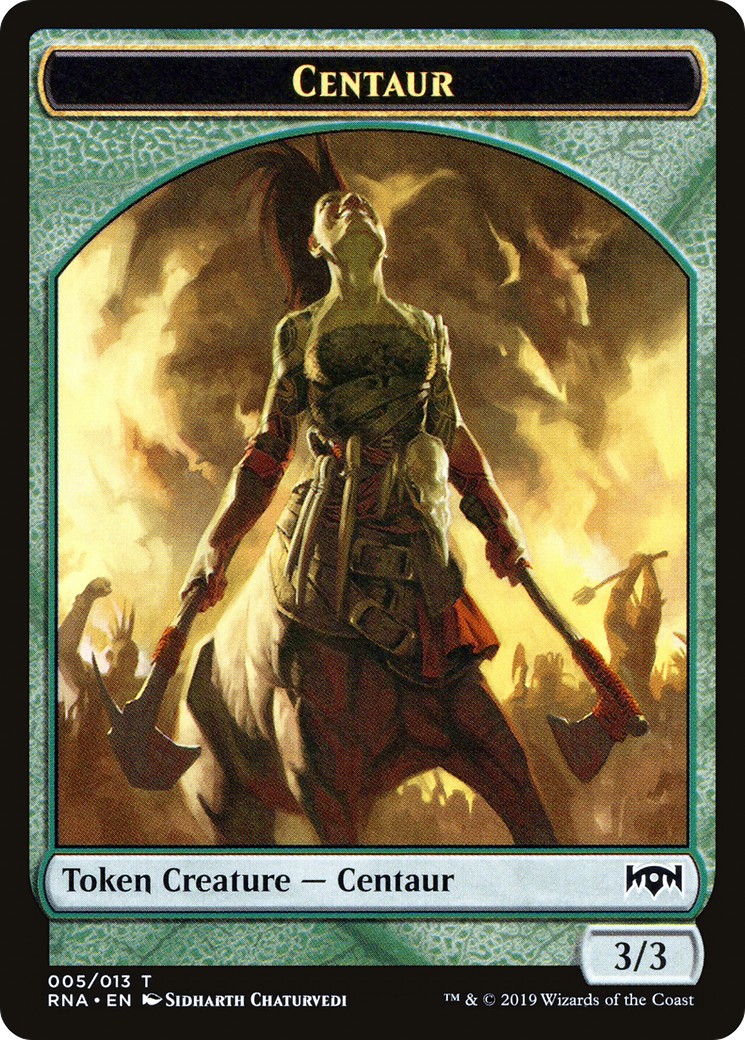 Centaur Token (RNA-005) [Ravnica Allegiance Tokens]