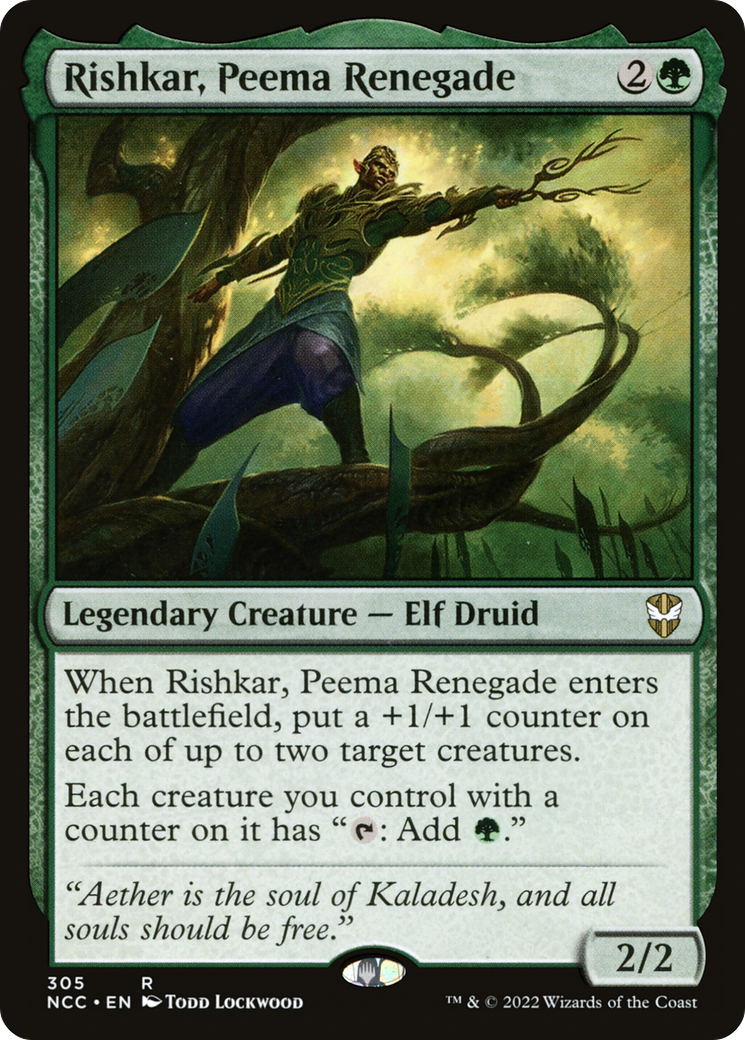 Rishkar, Peema Renegade (NCC-305) [New Capenna Commander]