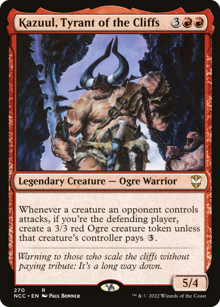 Kazuul, Tyrant of the Cliffs (NCC-270) [New Capenna Commander]