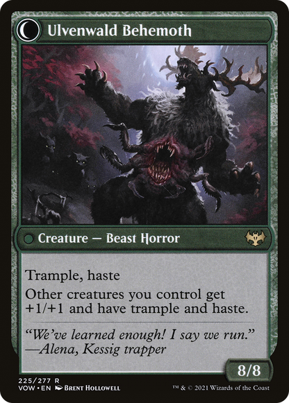 Ulvenwald Oddity (VOW-225) [Innistrad: Crimson Vow] Foil