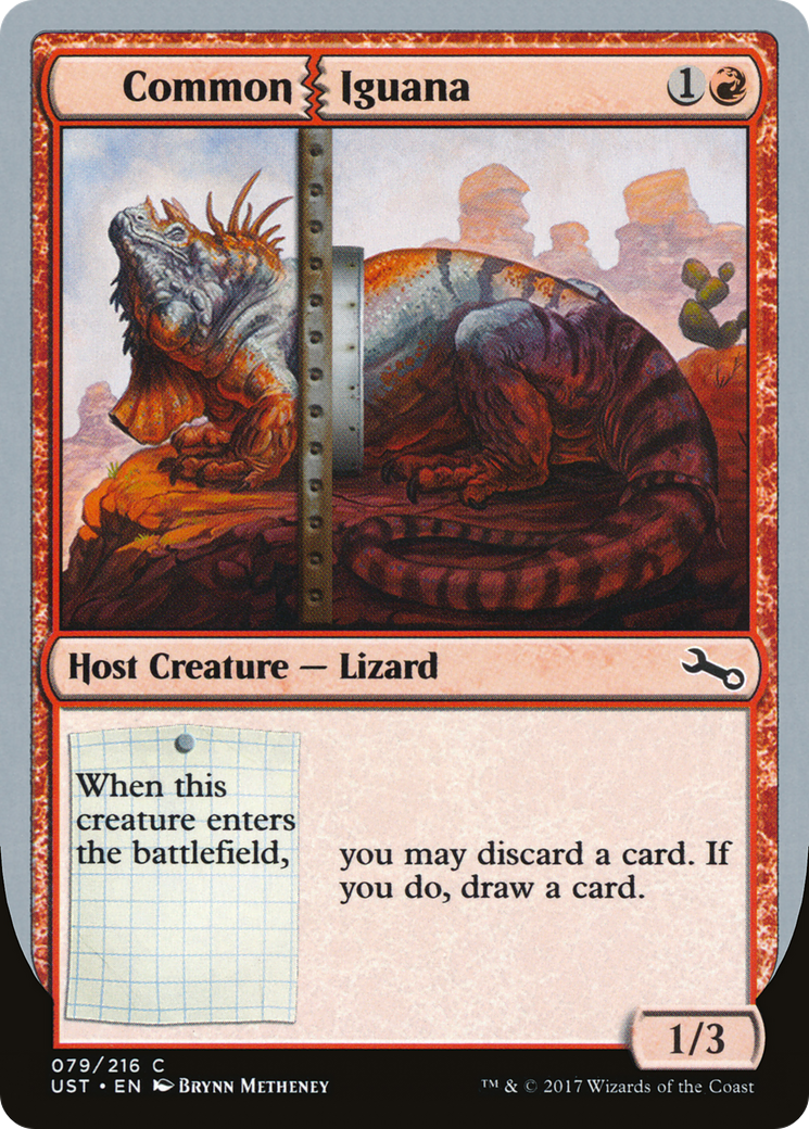 Common Iguana (UST-079) [Unstable] Foil