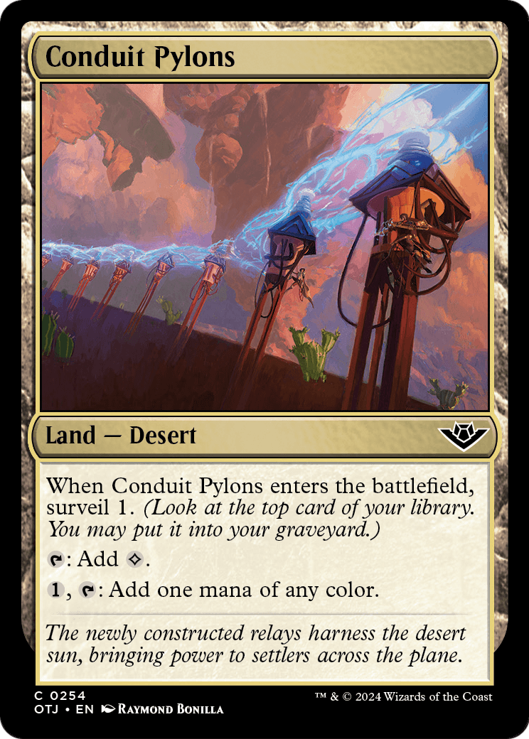 Conduit Pylons (OTJ-254) [Outlaws of Thunder Junction]