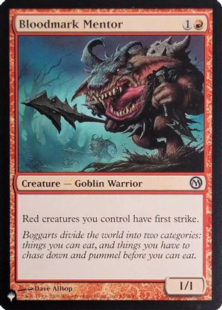 Bloodmark Mentor (83) (LIST-83/301) [The List Reprints]