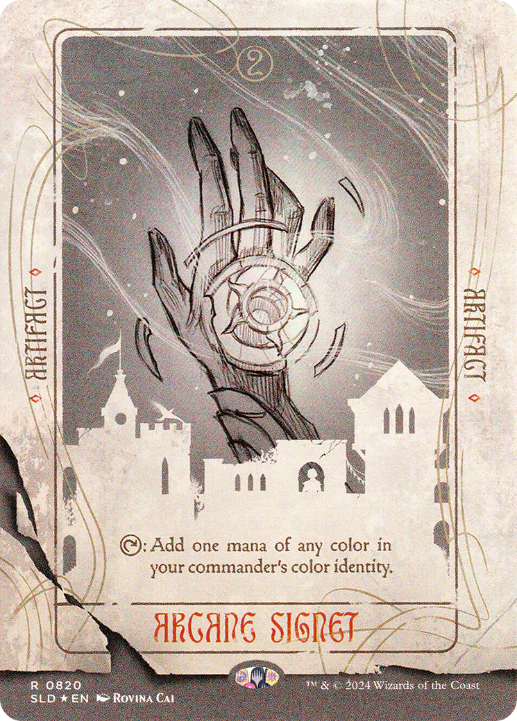 Arcane Signet (SLD-820) (Borderless) [Secret Lair Drop]
