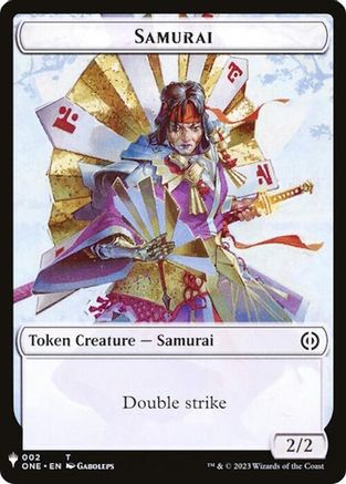 Samurai // Clue Double-Sided Token (LIST-2 // 40) [The List Reprints]