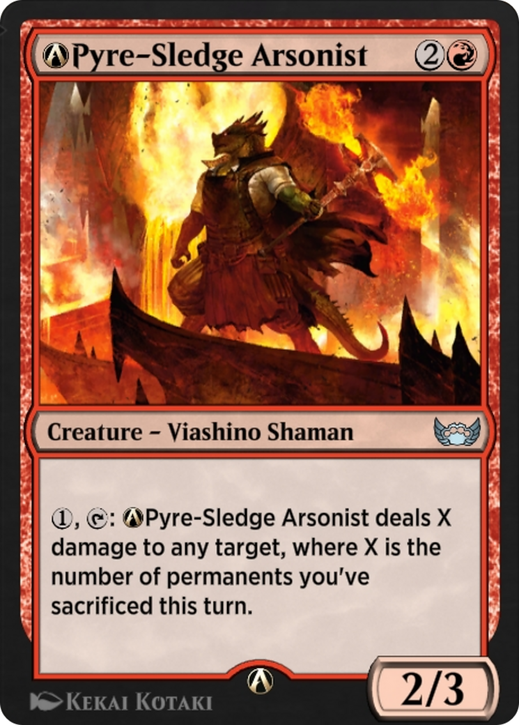A-Pyre-Sledge Arsonist (SNC-A-118) [Streets of New Capenna]