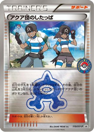 Team Aqua Grunt - 119/XY-P (119/XY-P) - XYP XY Promos Holofoil
