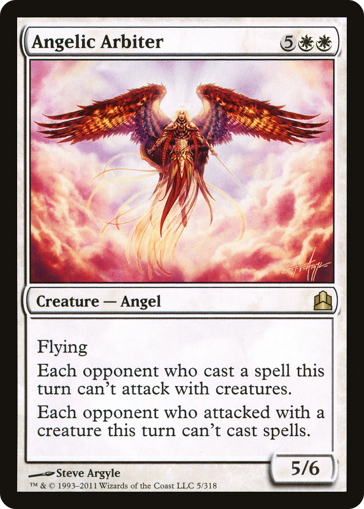 Angelic Arbiter (CMD-005) [Commander 2011]