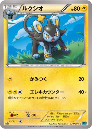 Luxio (028/080) - XY2 Wild Blaze Unlimited