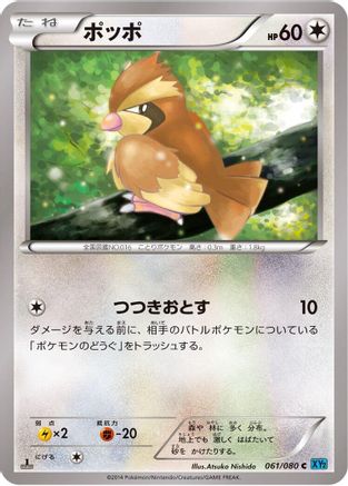 Pidgey (061/080) - XY2 Wild Blaze Unlimited