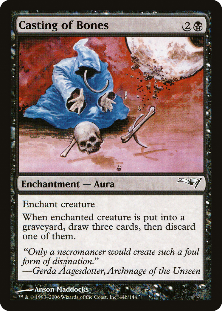 Casting of Bones (CTD-44B) [Coldsnap Theme Decks]