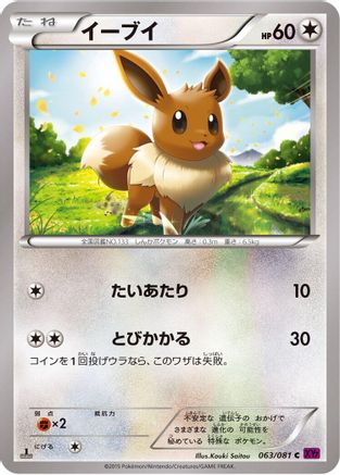 Eevee (063/081) - XY7 Bandit Ring Unlimited