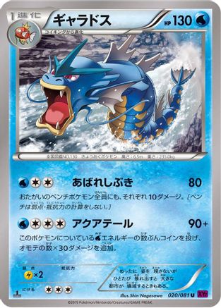 Gyarados - 020/081 (020/081) - XY7 Bandit Ring Unlimited