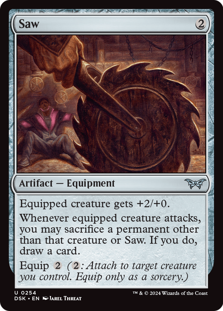 Saw (DSK-254) [Duskmourn: House of Horror]