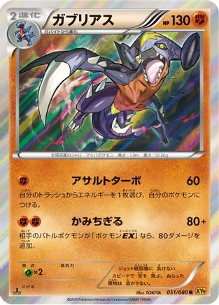 Garchomp (051/080) - XY9 Rage of the Broken Heavens 1st Edition Holofoil