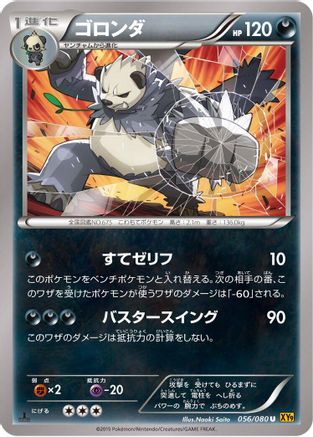 Pangoro (056/080) - XY9 Rage of the Broken Heavens 1st Edition