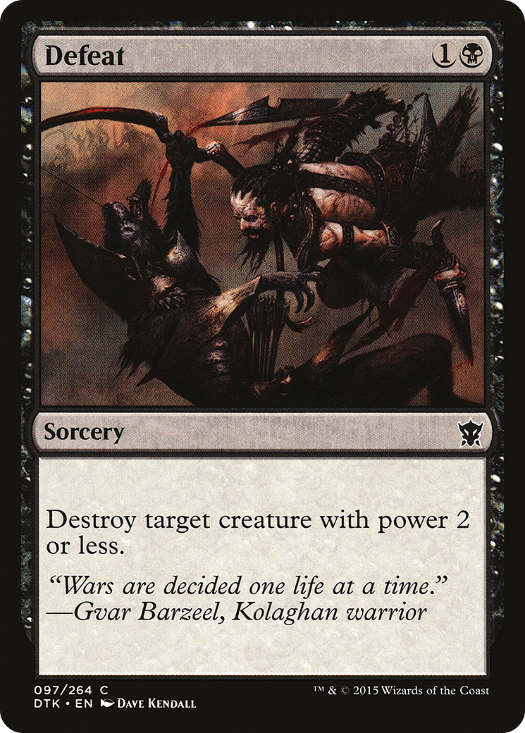 Defeat (DTK-097) [Dragons of Tarkir]