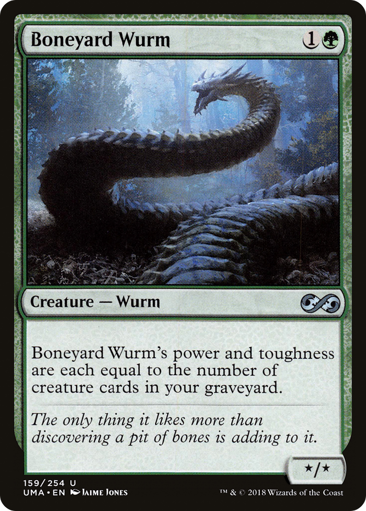 Boneyard Wurm (UMA-159) [Ultimate Masters] Foil