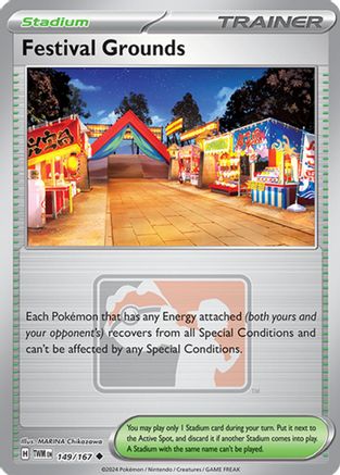 Festival Grounds (League Promo) (149/167) [League & Championship Cards] Reverse Holofoil - Uncommon