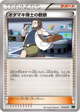 Professor Birch's Observations (013/018) - XYD M RayquazaEX Mega Battle Deck