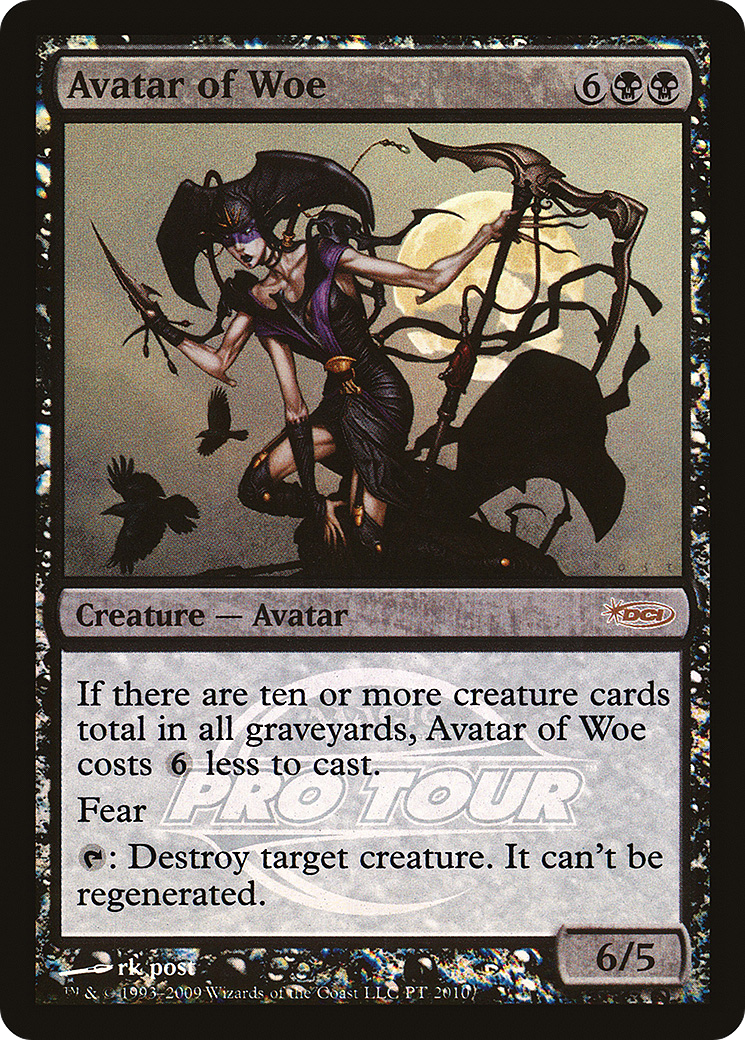 Avatar of Woe (PTP-PT 2010) [Pro Tour Promos] Foil