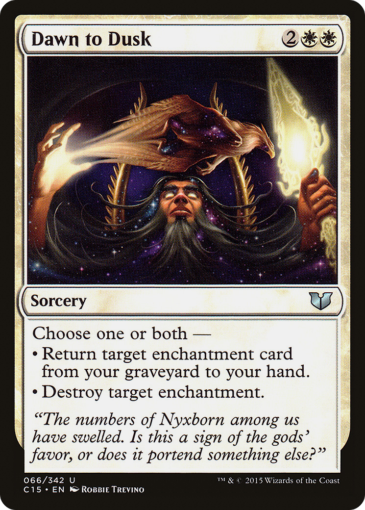 Dawn to Dusk (C15-066) [Commander 2015]
