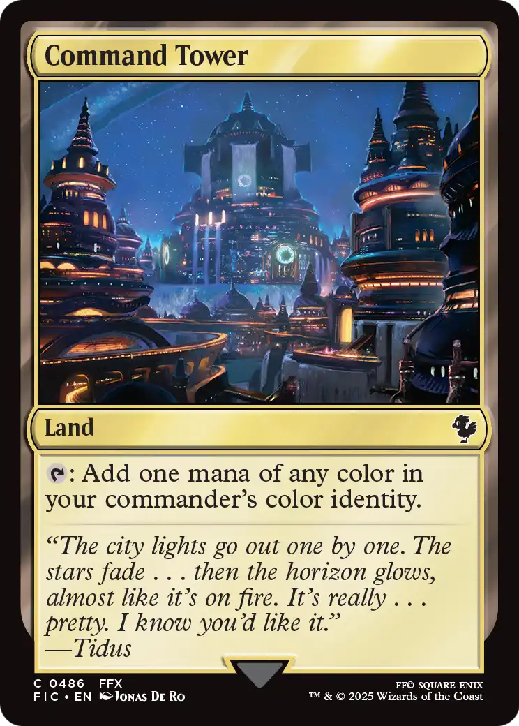 Command Tower (FIC-486) [Commander: FINAL FANTASY]