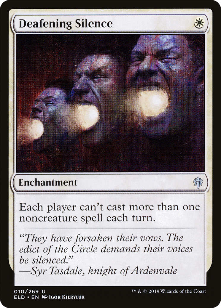 Deafening Silence (ELD-010) [Throne of Eldraine]