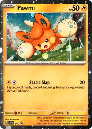 Pawmi (Cosmos Holo) (040) [SV Scarlet & Violet Promo Cards] Holofoil - Promo