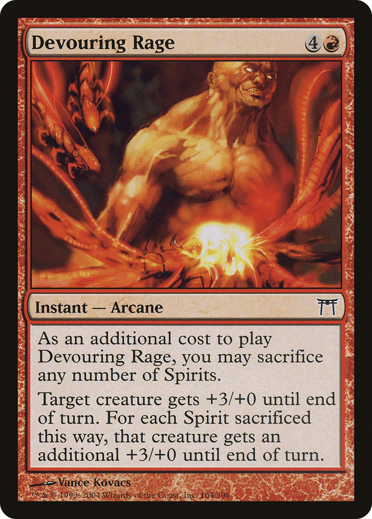 Devouring Rage (CHK-164) [Champions of Kamigawa]