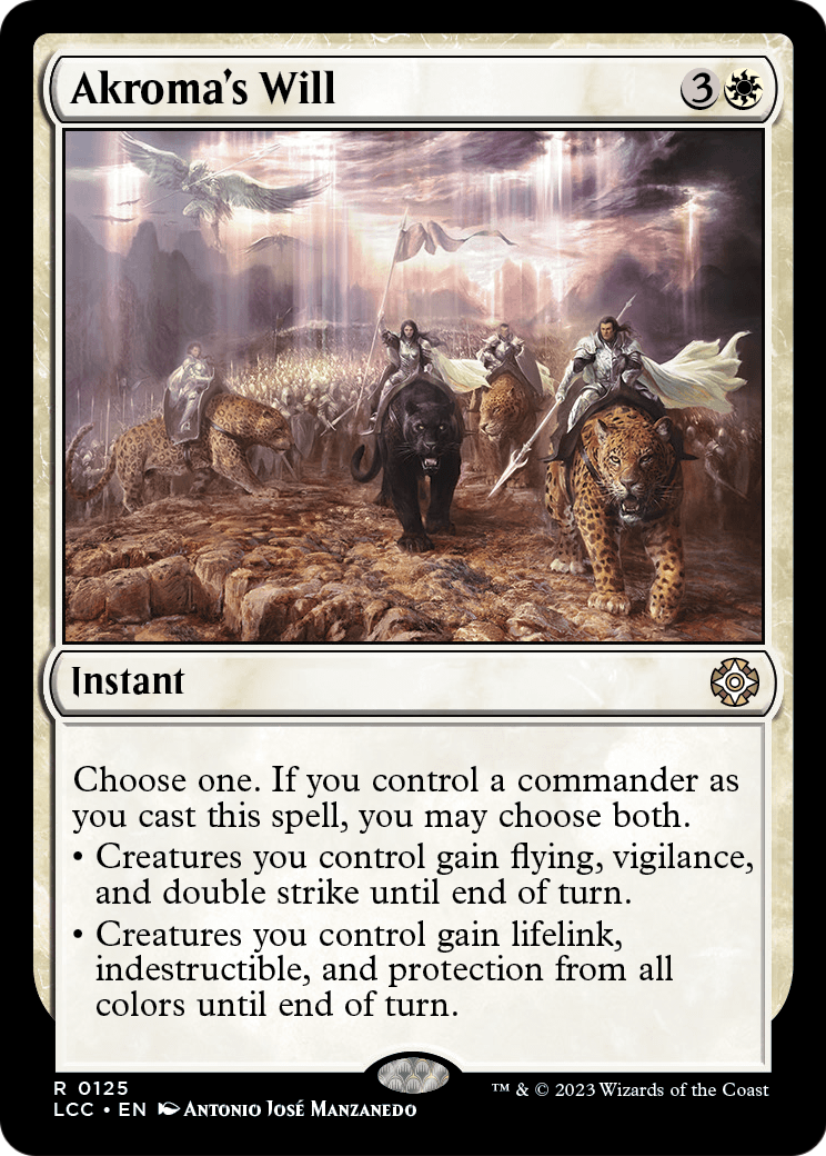 Akroma's Will (LCC-125) [The Lost Caverns of Ixalan Commander]