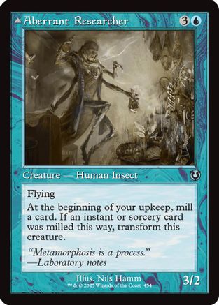 Aberrant Researcher (Retro Frame) (INR-454) [Innistrad Remastered] Foil