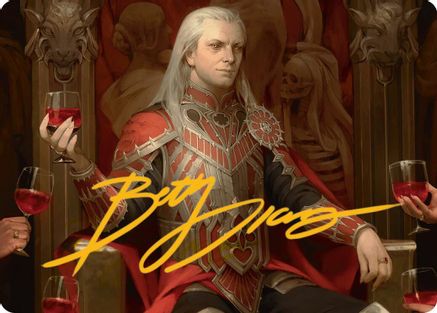 Edgar Markov Art Card (Gold-Stamped Signature) (AAINR-024) [Art Series: Innistrad Remastered]
