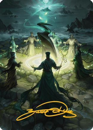 Cryptolith Rite Art Card (Gold-Stamped Signature) (AAINR-014) [Art Series: Innistrad Remastered]