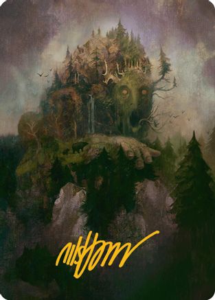 Cultivator Colossus Art Card (Gold-Stamped Signature) (AAINR-015) [Art Series: Innistrad Remastered]