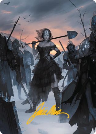Heartless Summoning Art Card (Gold-Stamped Signature) (AAINR-009) [Art Series: Innistrad Remastered]