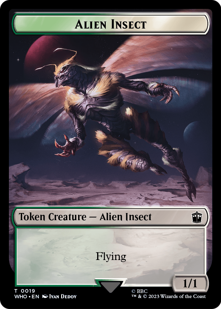 Alien Insect (TWHO-019) [Doctor Who Tokens] Foil