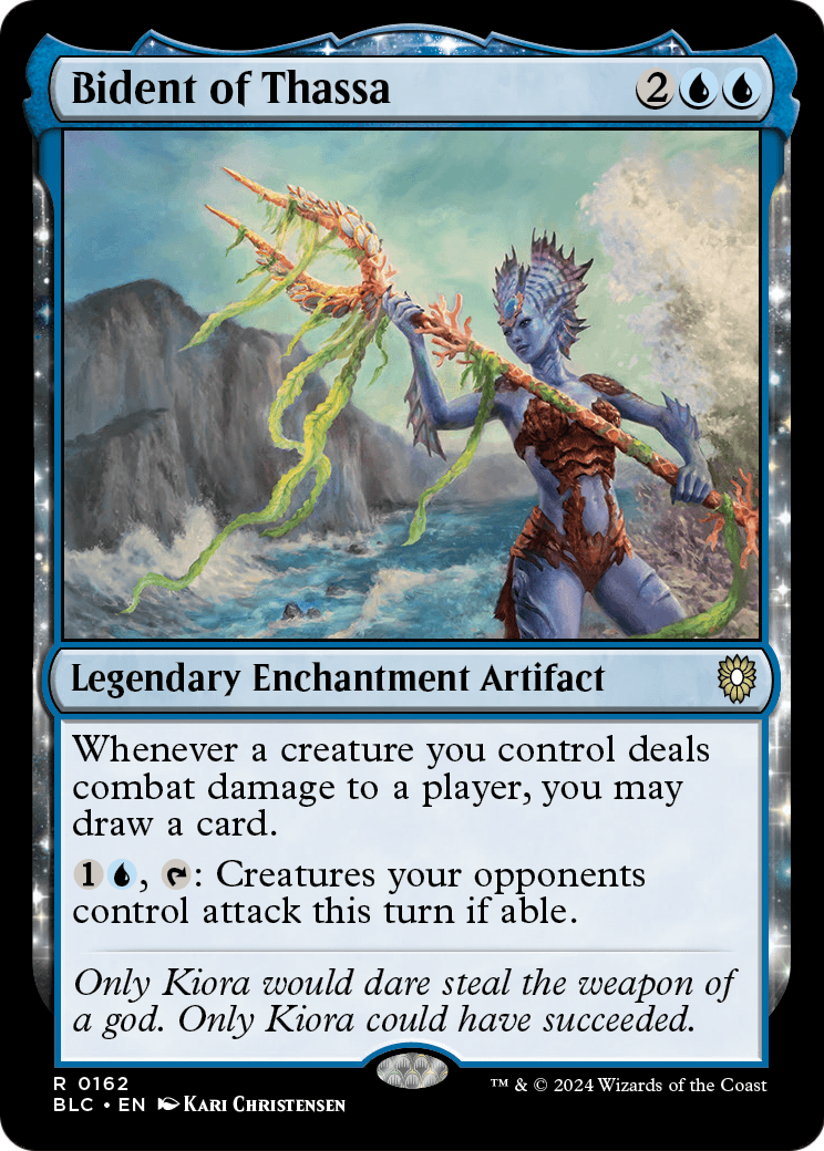 Bident of Thassa (BLC-162) [Bloomburrow Commander]
