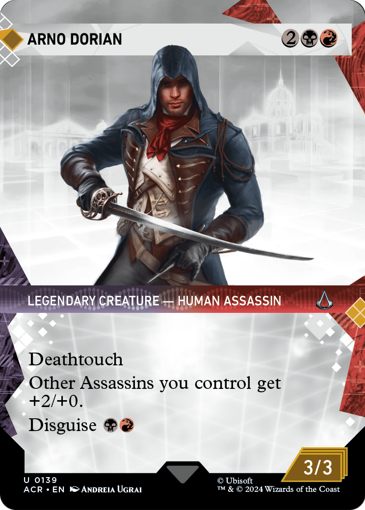 Arno Dorian (Showcase) (ACR-139) (Borderless) [Assassin's Creed]