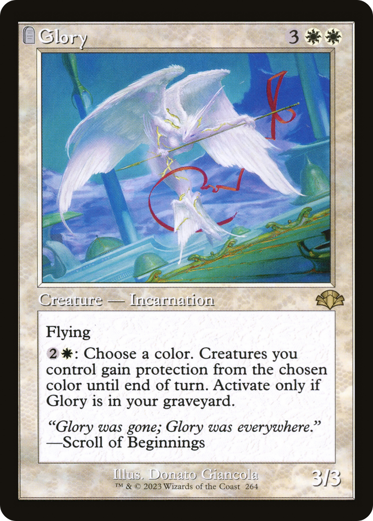 Glory (Retro Frame) (DMR-264) [Dominaria Remastered]