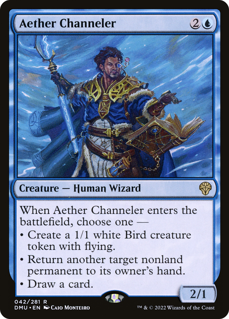 Aether Channeler (DMU-042) [Dominaria United] Foil