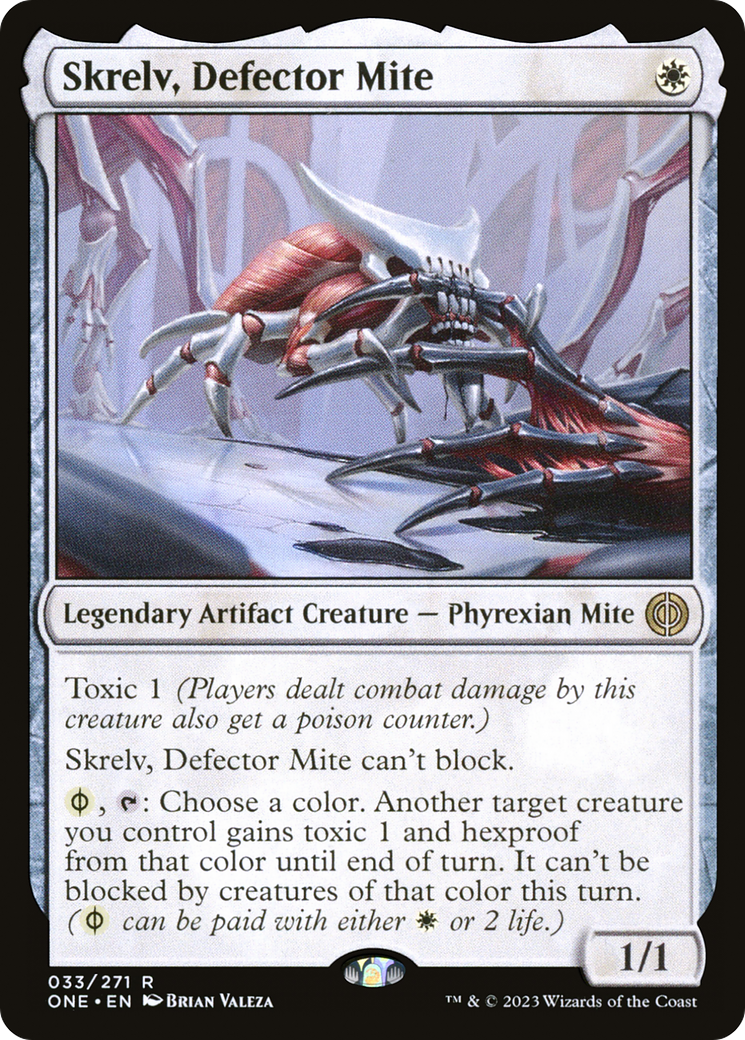 Skrelv, Defector Mite (ONE-033) [Phyrexia: All Will Be One] Foil