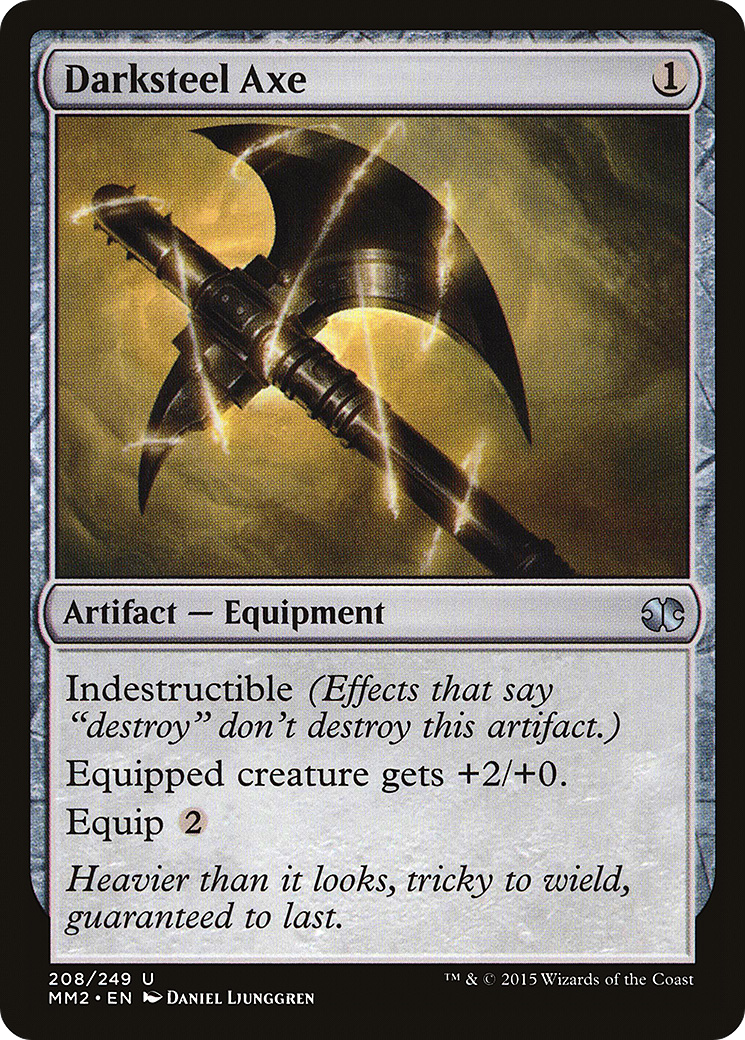 Darksteel Axe (MM2-208) [Modern Masters 2015] Foil