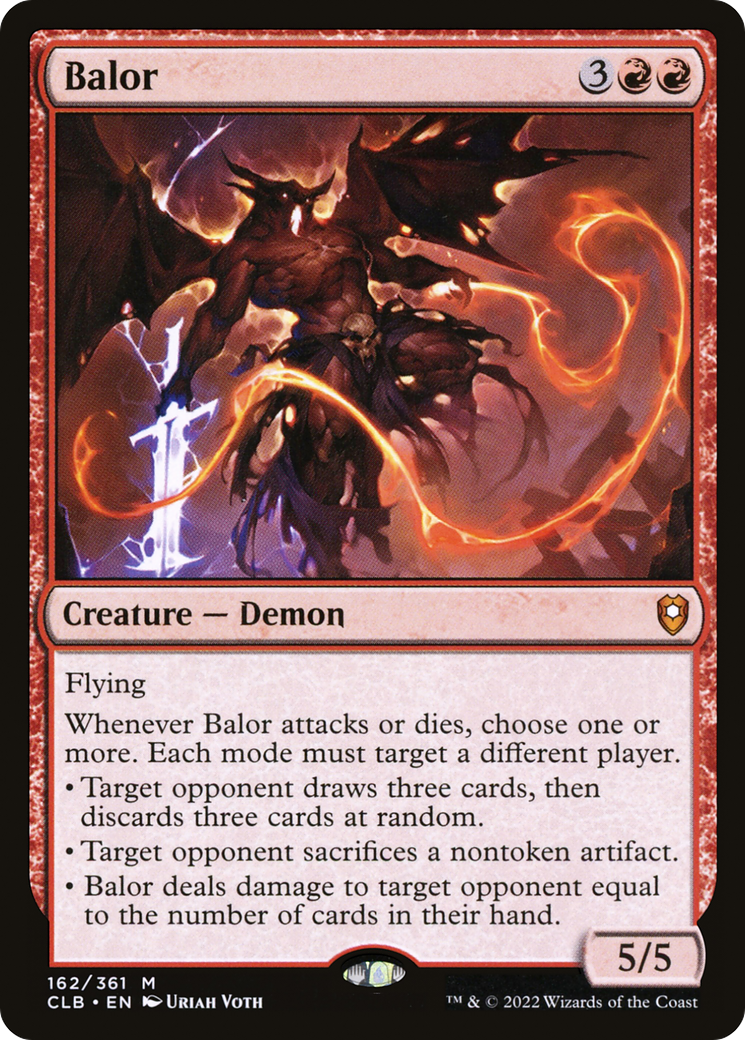 Balor (CLB-162) [Commander Legends: Battle for Baldur's Gate]