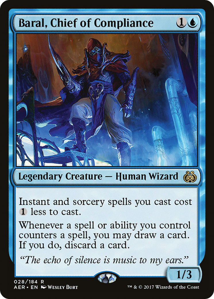 Baral, Chief of Compliance (AER-028) [Aether Revolt]