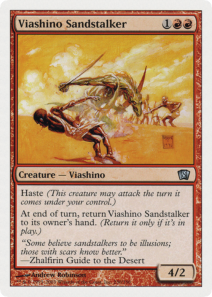 Viashino Sandstalker (8ED-230) [8th Edition] Foil
