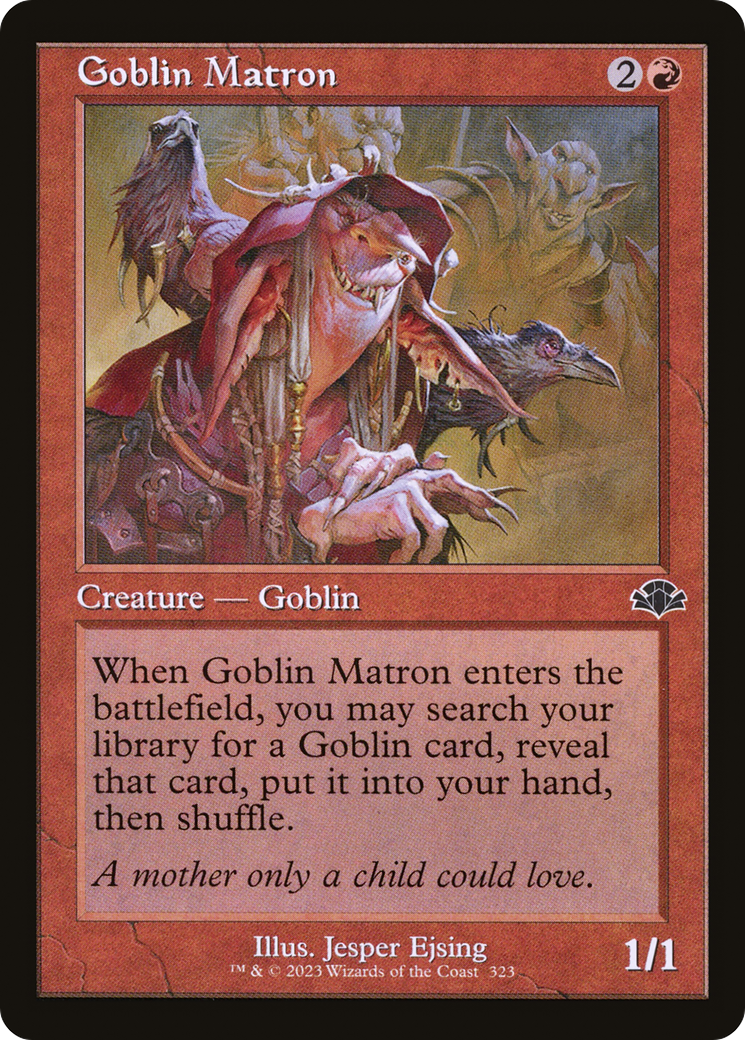 Goblin Matron (Retro Frame) (DMR-323) [Dominaria Remastered] Foil
