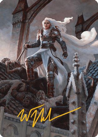 Thalia, Heretic Cathar Art Card (Gold-Stamped Signature) (AAINR-002) [Innistrad Remastered]
