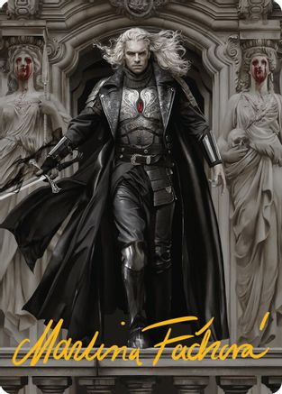 Sorin, Imperious Bloodlord Art Card (Gold-Stamped Signature) (AAINR-018) [Art Series: Innistrad Remastered]