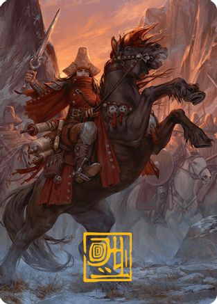Zealous Conscripts Art Card (Gold-Stamped Signature) (AAINR-012) [Art Series: Innistrad Remastered]